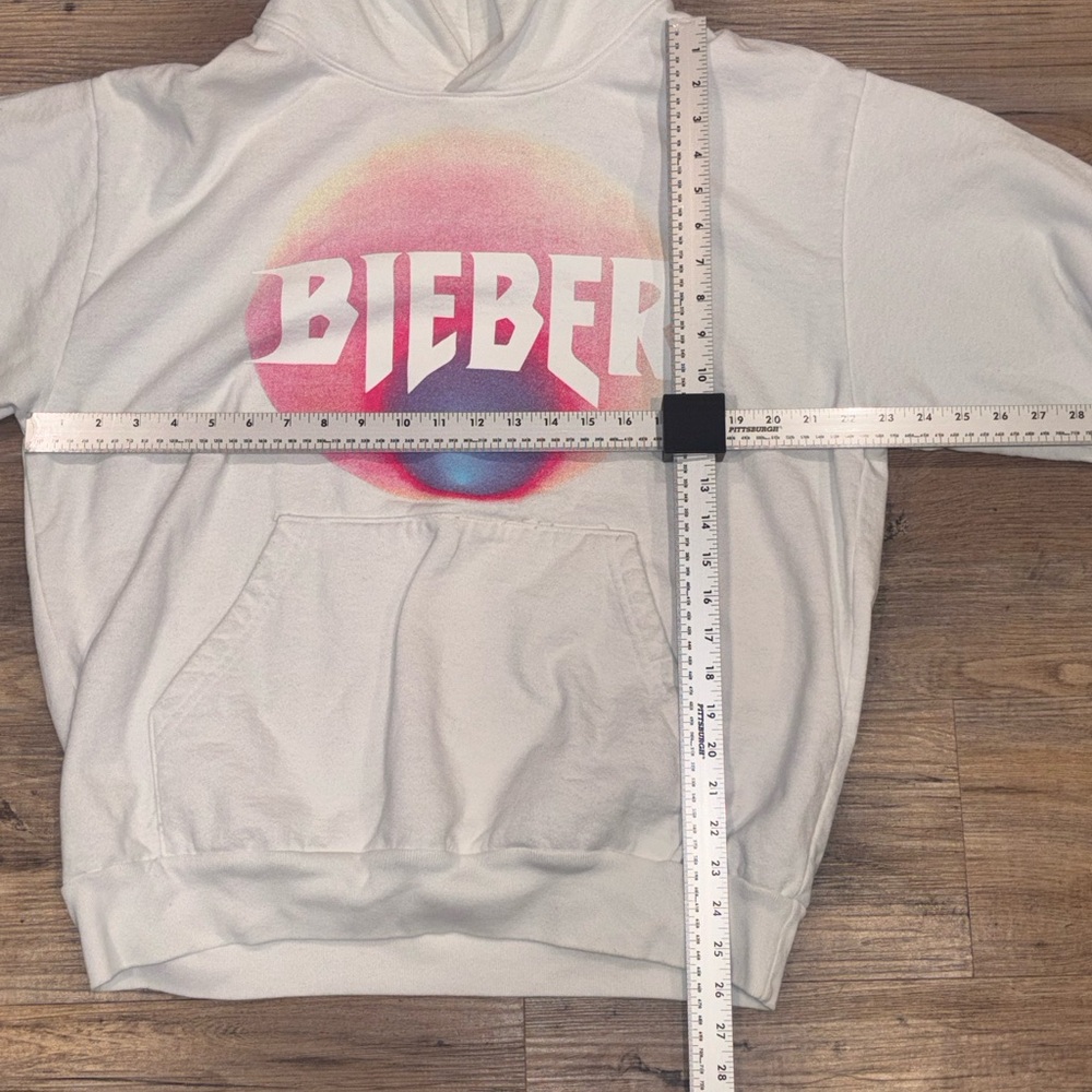 Justin Bieber Justice World Tour Hoodie 2022 Official Merch LA Apparel L Heavy - Picture 12 of 15